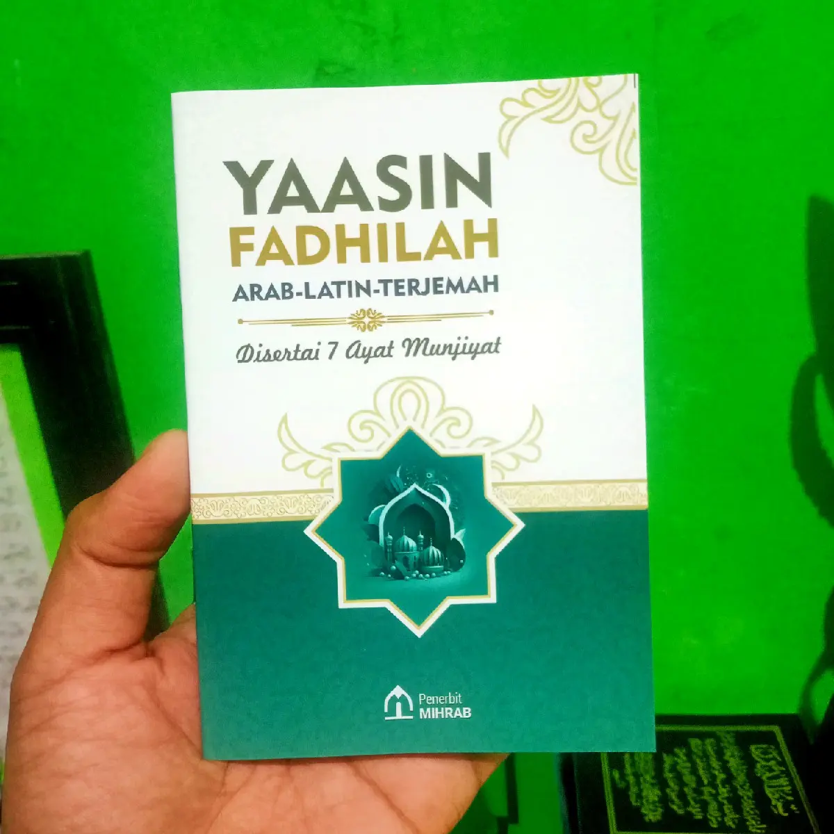 yasin fadhilah Arab Latin dan Terjemah ukuran Saku dan Besar Mihrab  hvs Putih