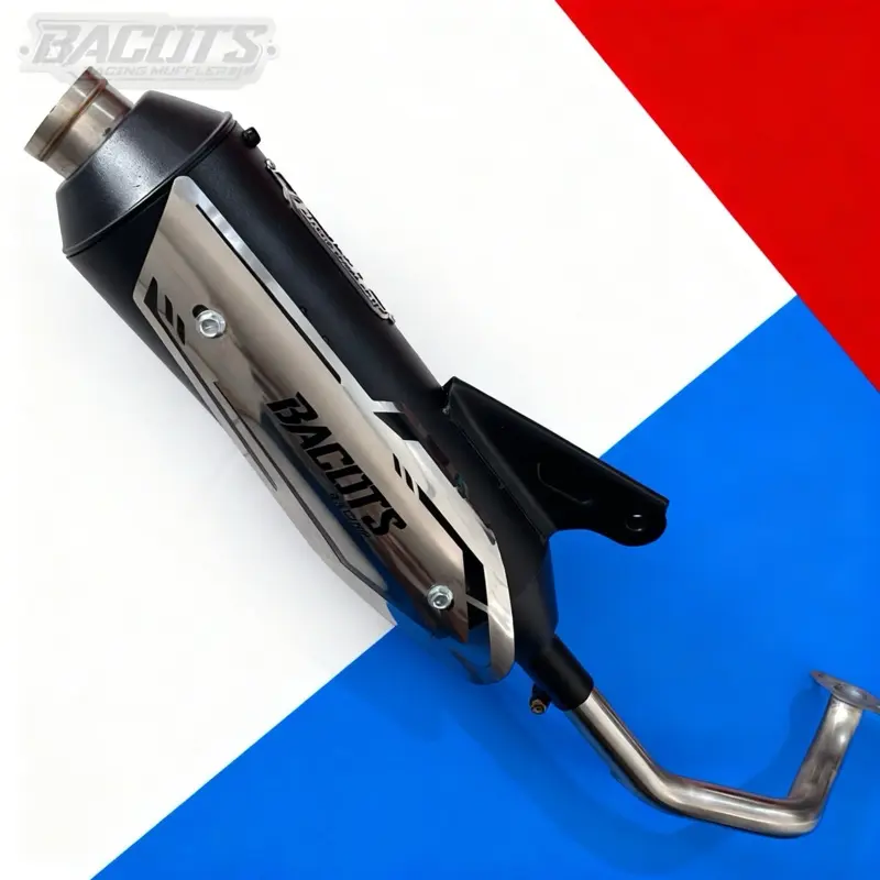 Bacots Racing Knalpot Standar Racing Moncong Shjiro , TAMENG STAINLES , Type Sarfull ,Bass adem untuk Semua Matic Plug N Play Bacots Racing Knalpot Standar Racing Moncong Shjiro , TAMENG STAINLES , Type Sarfull ,Bass adem untuk Semua Matic Plug N Play