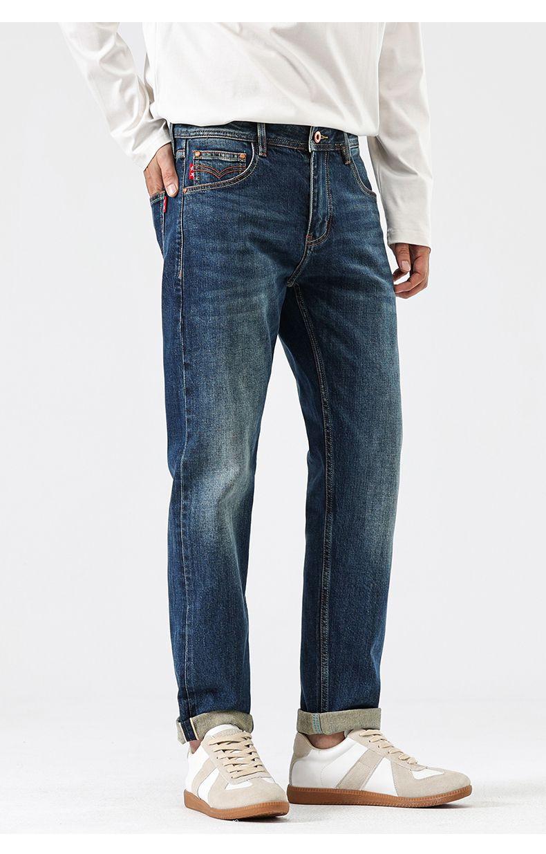Product Introduction of Selvedge Denim, Quần jean nam ống đứng ôm dáng, vải chất lượng cao, chống mài mòn, dây kéo YKK Menswear Pants Có Túi 9