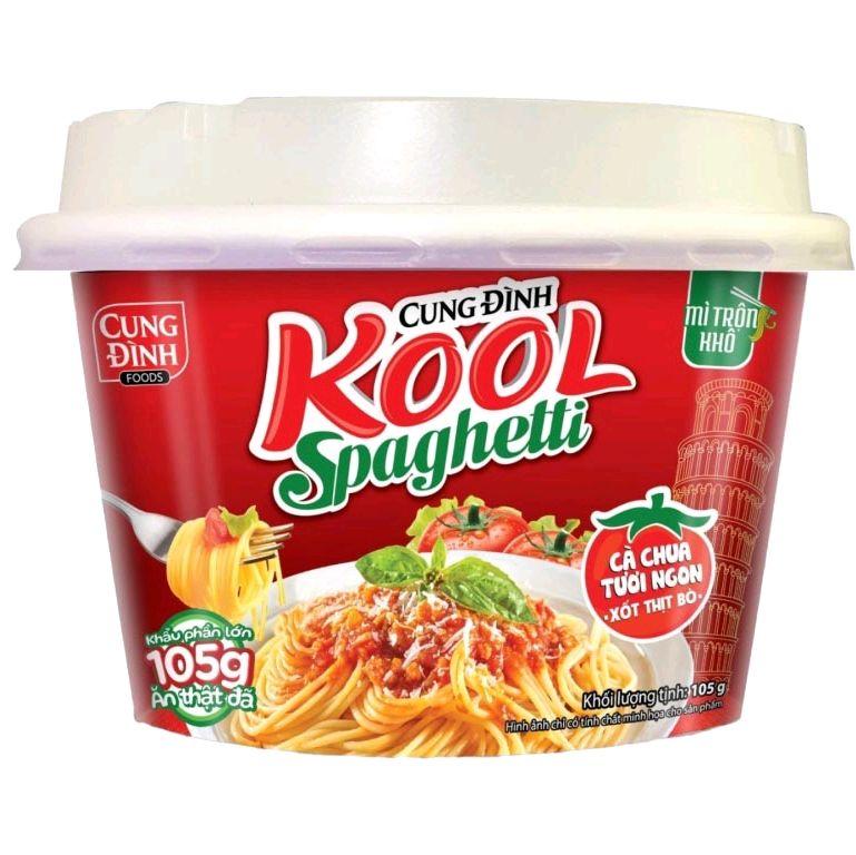 MÌ TRỘN KOOL SPAGHETTI THUNG 12 TÔ CUNG ĐÌNH 105G