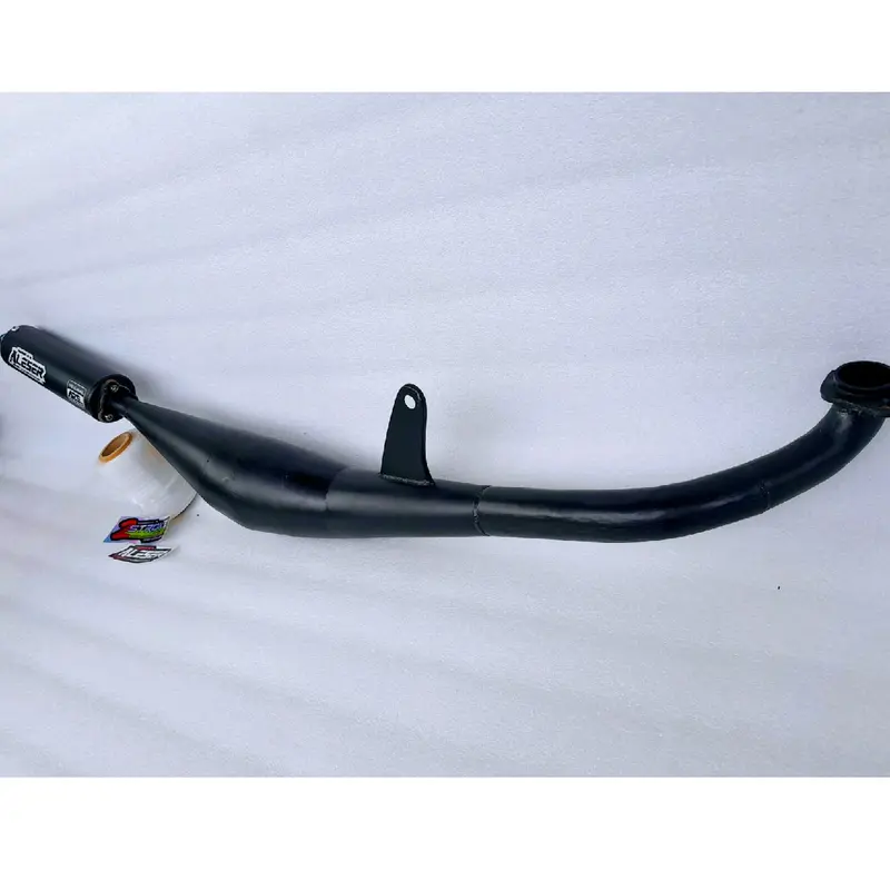 Knalpot Racing  Yamaha Alfa Model Kolong Samping Original ALESER  Powder Coating 3