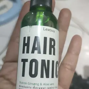 HAIR TONIC Vitamin Rambut Meluruskan Melembabkan Menutrisi Mencegah Kerontokan 60ml dengan Ekstrak Ginseng & Aloe Vera untuk Rambut Sehat Kuat dan Tebal