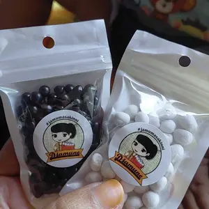 COD Paket Boba Si Putih Madura dan toping Manja Hitam Klip