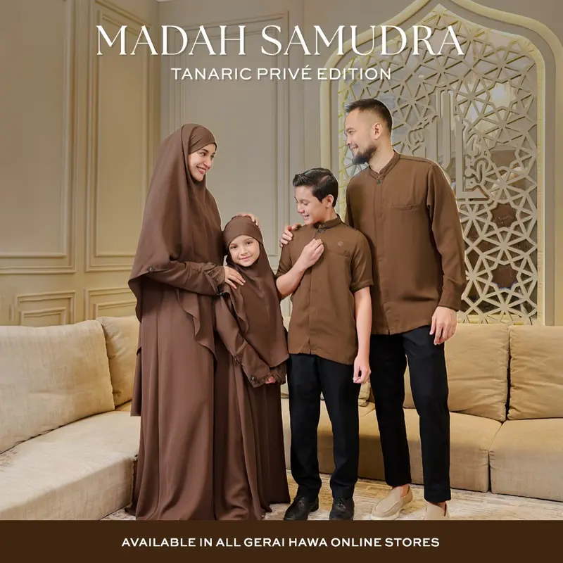 Gerai Hawa - Tanaric Privé Family Set Sarimbit Baju Seragaman Couple Keluarga Mewah - Madah Samudra 0