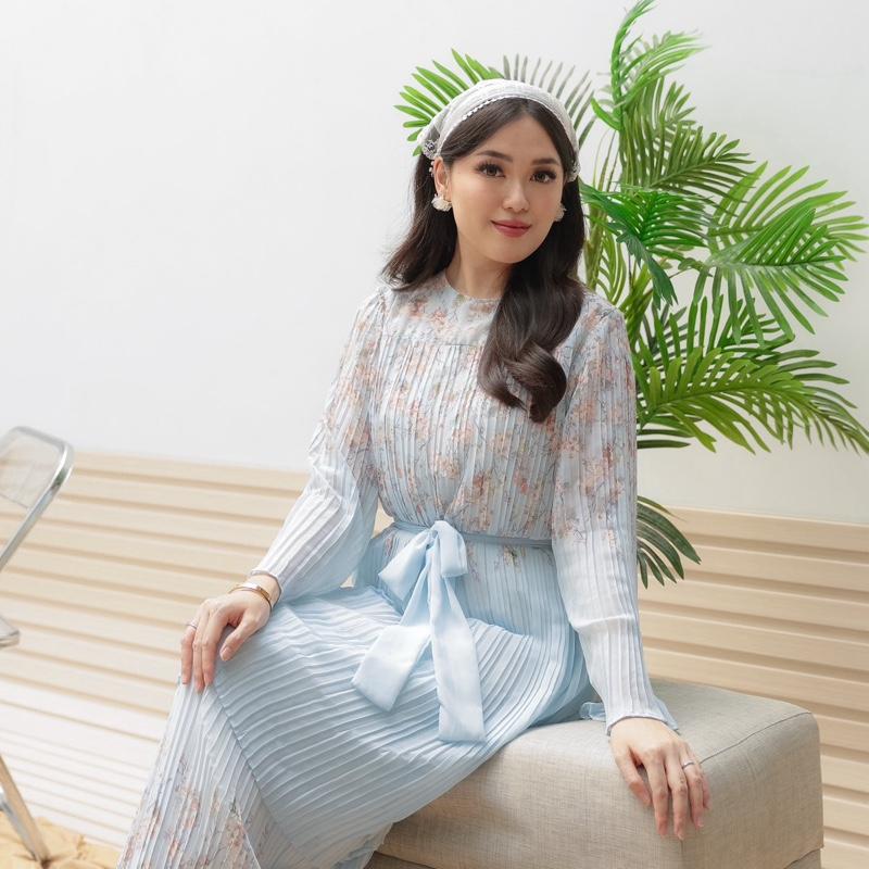 Chesi Pleats Dress Wanita 6