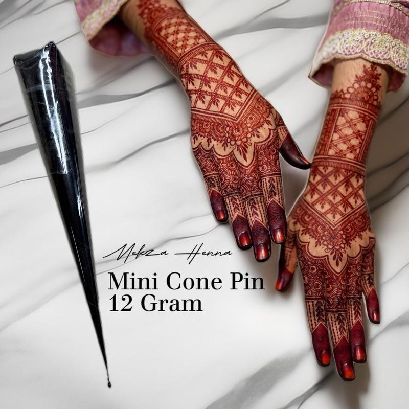 mini cone henna inai lukis mekza 12gram - TikTok Shop Malaysia
