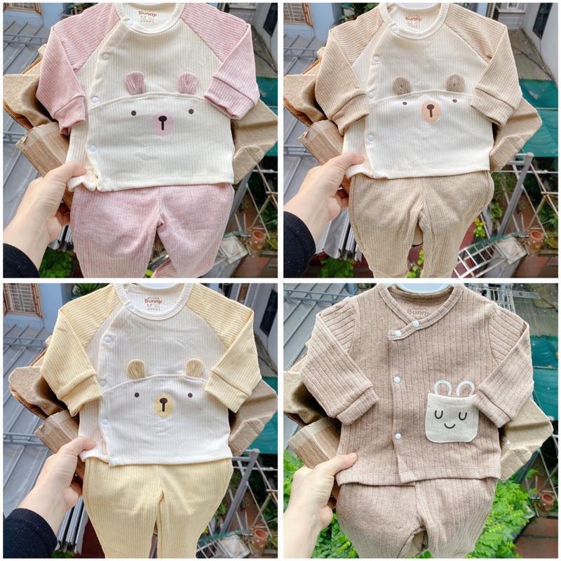Bunny - Bộ quần áo len sơ sinh dày cực mềm cho bé sơ sinh mùa Đông