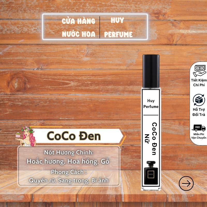  Nước hoa nữ COCO Đen xịt thơm sang trọng quyến rũ bí ẩn Perfume Cosmetic Women 