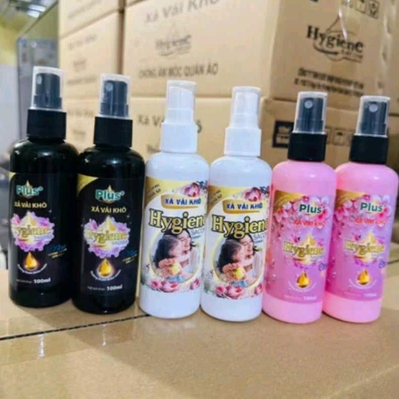  Chai Xả Vải Khô Hygiene 100ml dạng xịt Làm vải mềm và thơm hương nước hoa Làm Sạch 