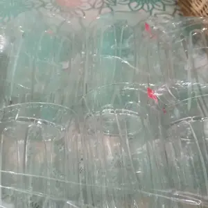 Gelas Plastik Gagang Bening 400ml - 6 pcs & 12 pcs Anti pecah, BPA FREE, dan Food Grade