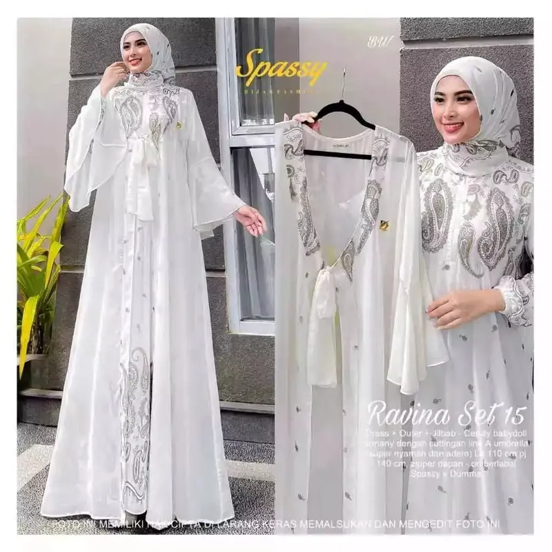 Ravina set  / Ravina set 2/ Ravina set 4 / Ravina 11 / Ravina set 12 / Ravina set 13 / Ravina set 15 / Ravina set 16 / gamis set hijab 0