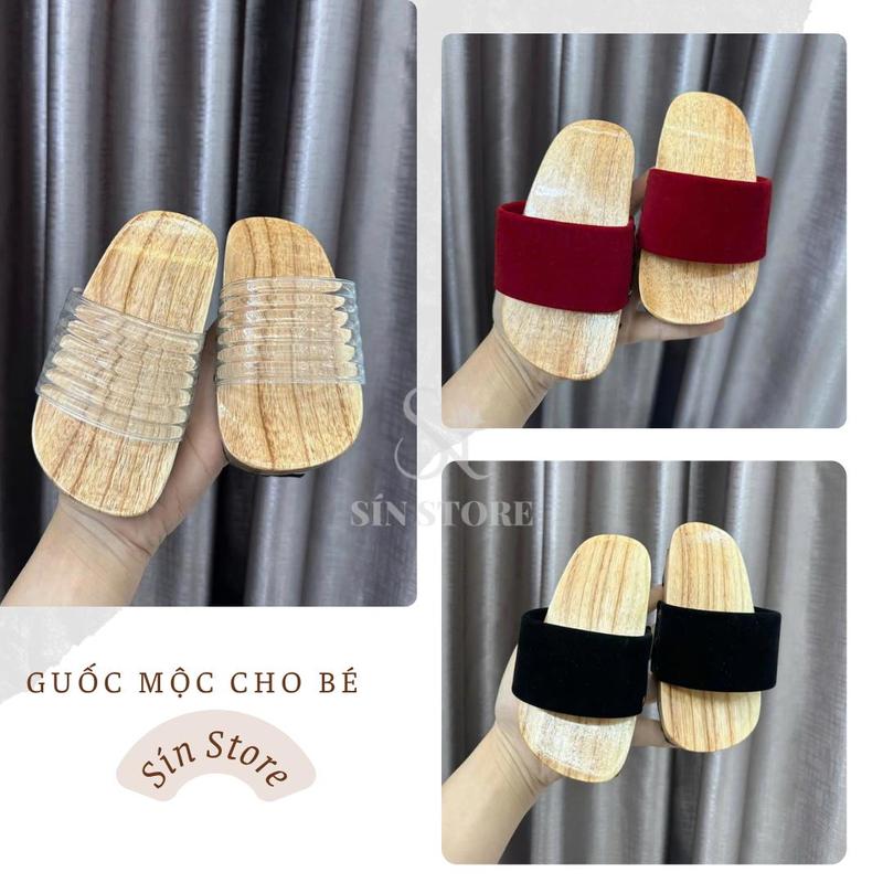  Guốc Gỗ Bé Gái  SÍN STORE  Dép Gỗ cho bé gái truyền thống quai ngang mặc áo bà ba áo dài đi chơi Lễ Tết chụp ảnh 