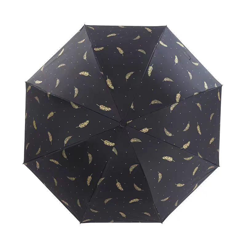 Sun_Shop (P-03) Payung Lipat BuluAnti UV Payung Umbrella Panjang Dewasa Payung Lipat Kuat Dan Tebal 5