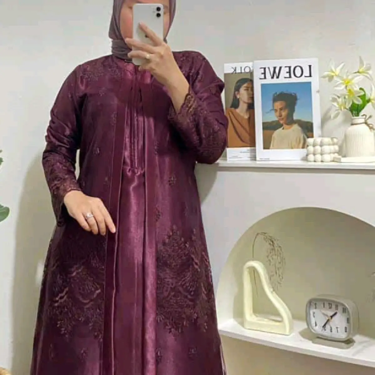 GAMIS LAURA FULL TILLE DRES MUSLIM MEWAH