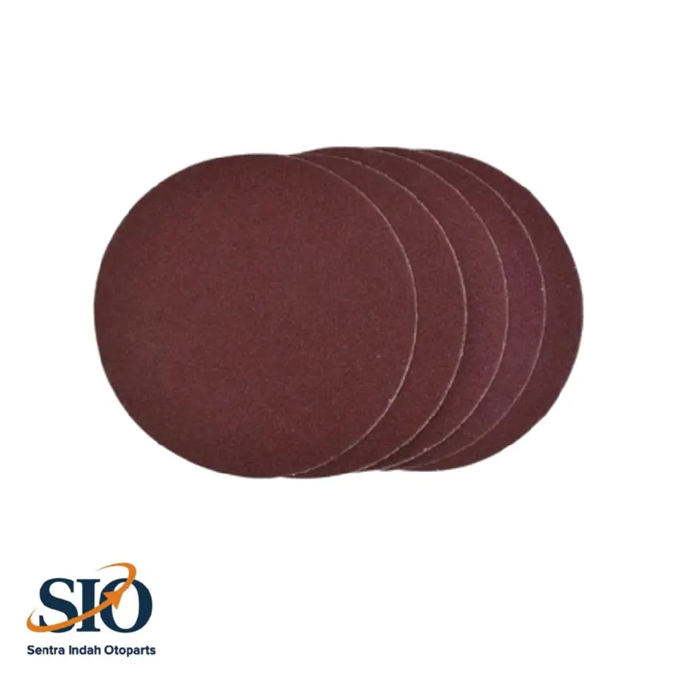 Amplas bulat sanding disc menghaluskan, meratakan, atau memoles permukaan benda kerja yang kasar, seperti kayu, besi, dinding, plafon, lantai, atau dempul, sebelum proses finishing (pengecatan atau pewarnaan) A4