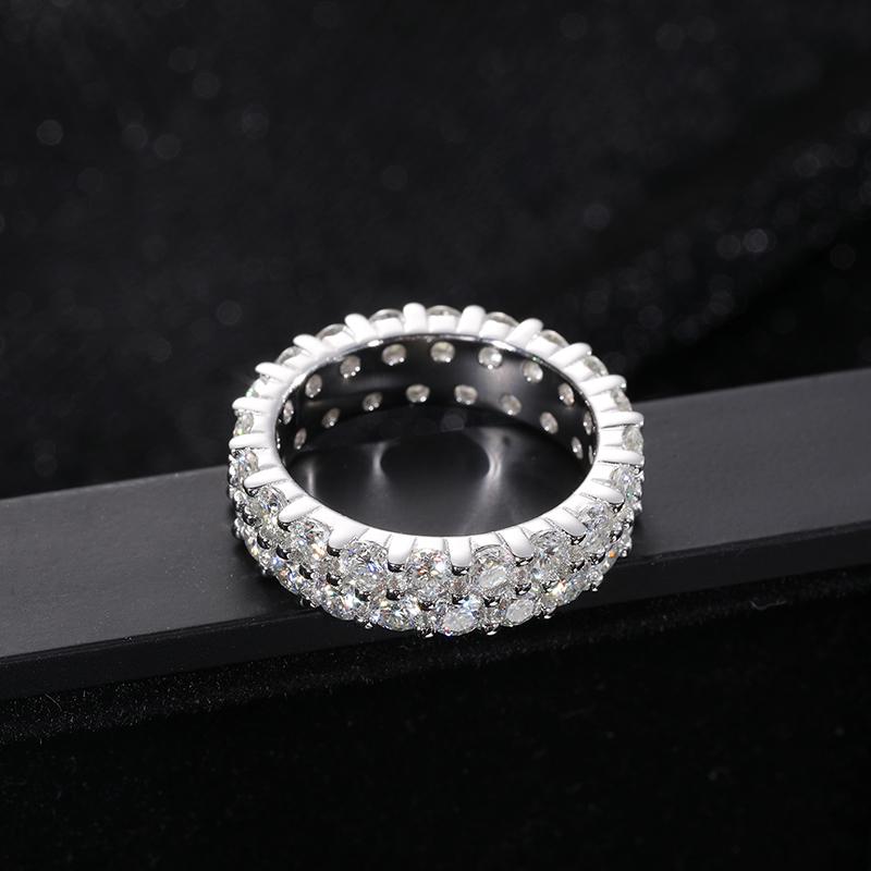 Product Introduction of 【#H51】0.1ct Moissanite Rings For Women 925 Sterling Silver Wedding Engagement Ring Jewelry Gift 6