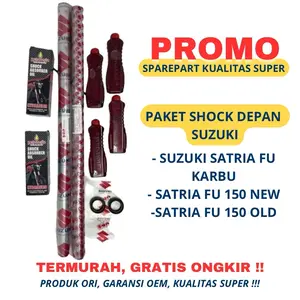 Paket As Shock Depan Suzuki Satria FU Karbu Satria FU 150 Old Satria FU 150 New Motorcycle Sparepart Asli