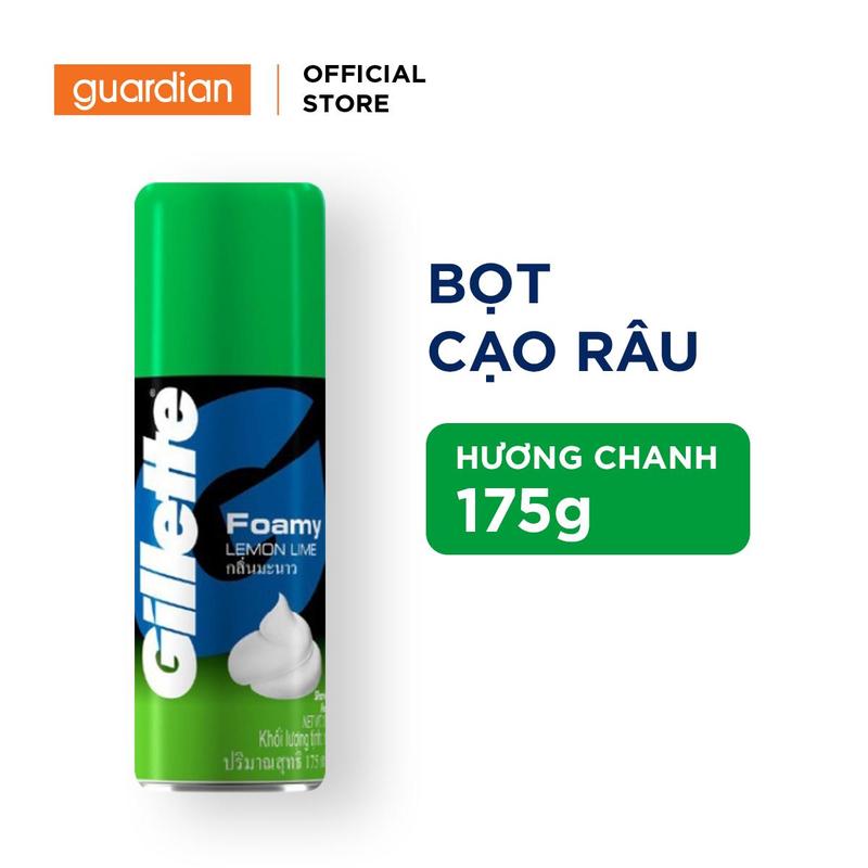 Bọt cạo râu Gillette Foamy Hương Chanh - 175g