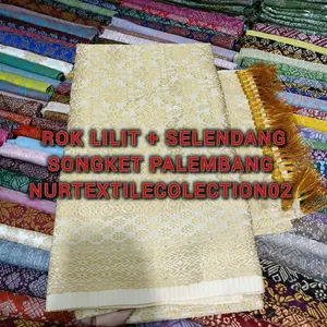 ROK LILIT + SELENDANG PALEMBANG SIAP PAKAI