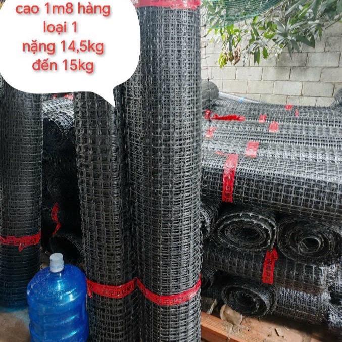 Hàng loại 1: cao 1,8 mét dài 50 mét lưới nhựa dẻo lưới rào vườn nặng 14,5 kg
