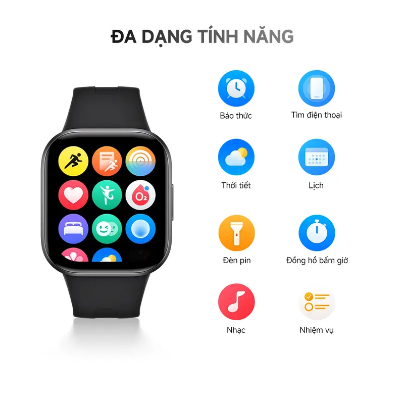 Đồng Hồ Thông Minh Xiaomi Watch 6 Active Smartwatch - Màn Hình AMOLED 1.85"