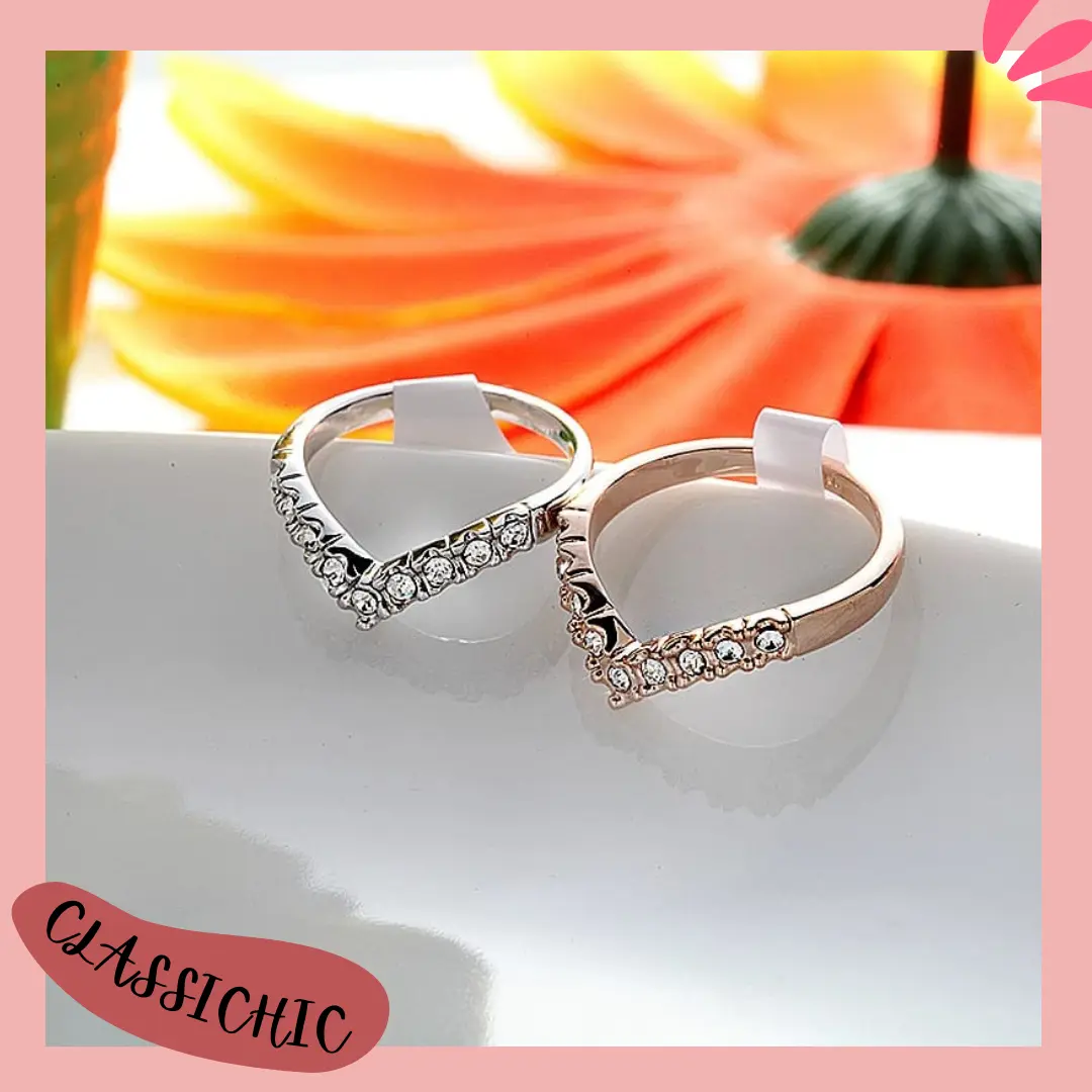 ❀Cc❀ FA59 Cincin Love Wanita model korea Rings
