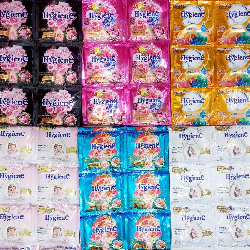 Combo 24 Góii 2 Dây Xả Vải Đậm Đặc Hygiene Sản Xuất Tại Việt Nam Làm Sạch_ Làm Mềm_ Làm Thơm Quần áo