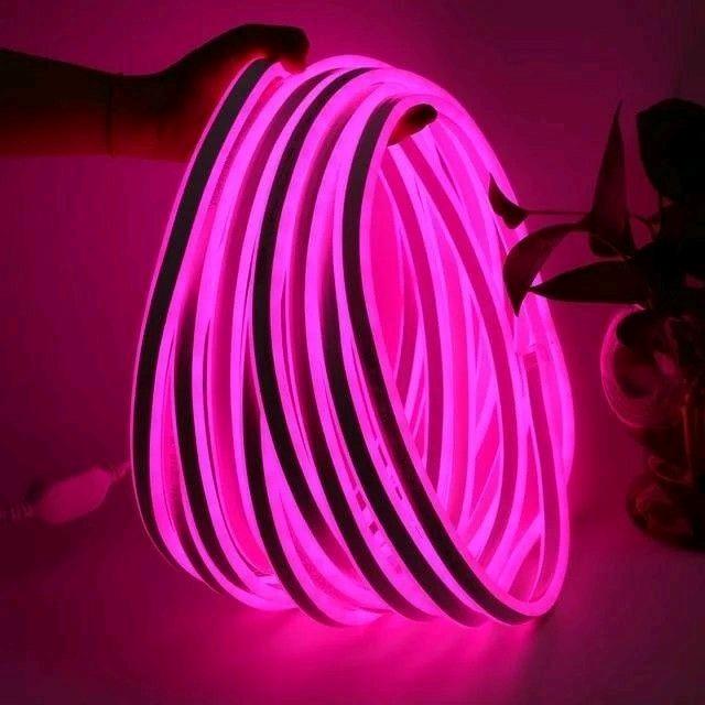 COD Diskon 17% Lampu hias Led Neon Flex 220V 1 2 3 4 5M sudah+soket Lampu Detak Jantung Variasi Kamar Pelapon Aesthetic 8