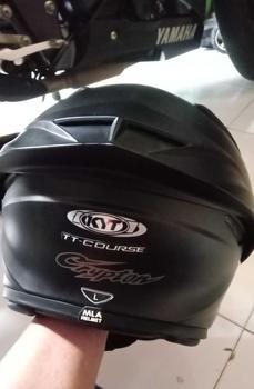 Product Review of stiker helm sticker helmet KYT TT COURSE from S**H 3