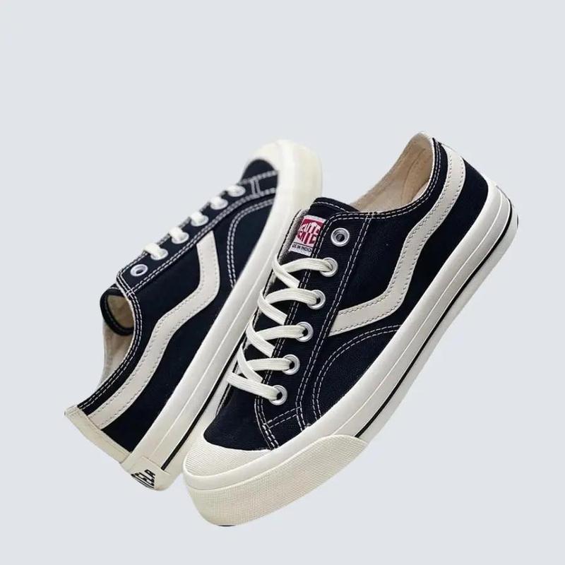 Ventela Public Low Black Natural - Sepatu Sneaker Ventela Pria Dan Wanita Hitam Putih Sneakers Casual Shoes Termurah 1