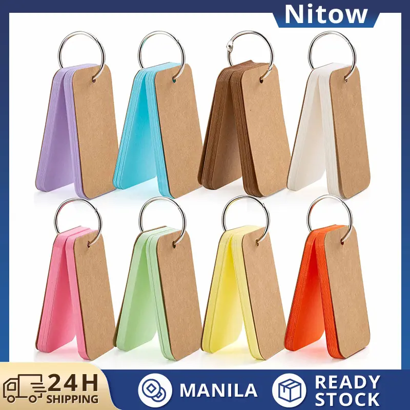 50 Sheets Index Cards Cards Colored Notecards With Binder Rings Blank Easy Flip Index Card Mini Study Cards For Studying - TikTok Shop Philippines 50 Sheets Index Cards Cards Colored Notecards With Binder Rings Blank Easy Flip Index Card Mini Study Cards For Studying - TikTok Shop Philippines