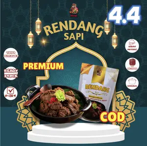 LANGSUNG KIRIM - ekokayes RENDANG DAGING SAPI 370gr | asli sumatra Food Eko kayes