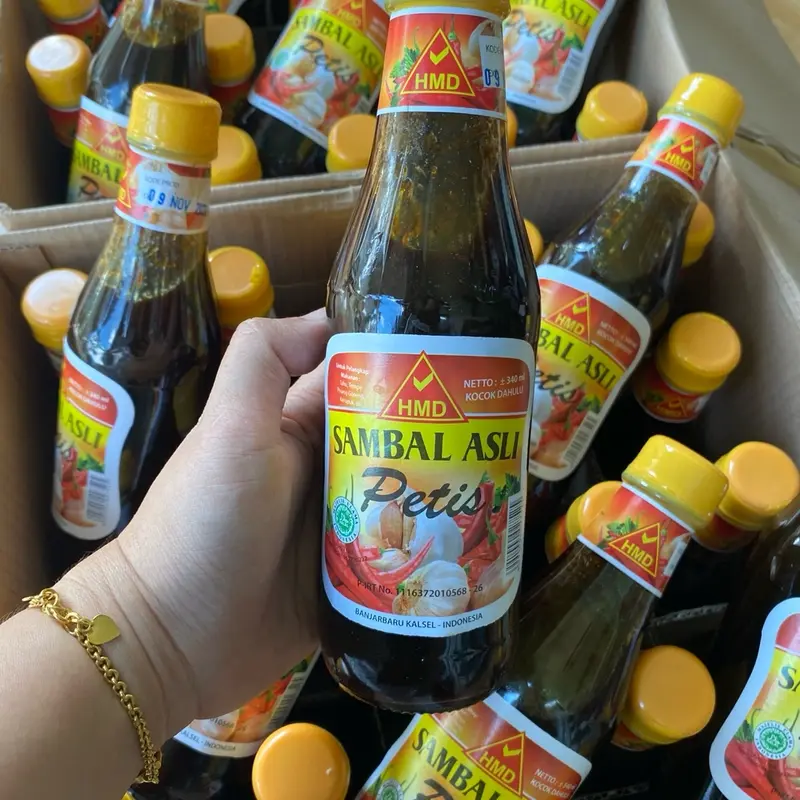 Sambal petis hmd kemasan botol 340ml 0