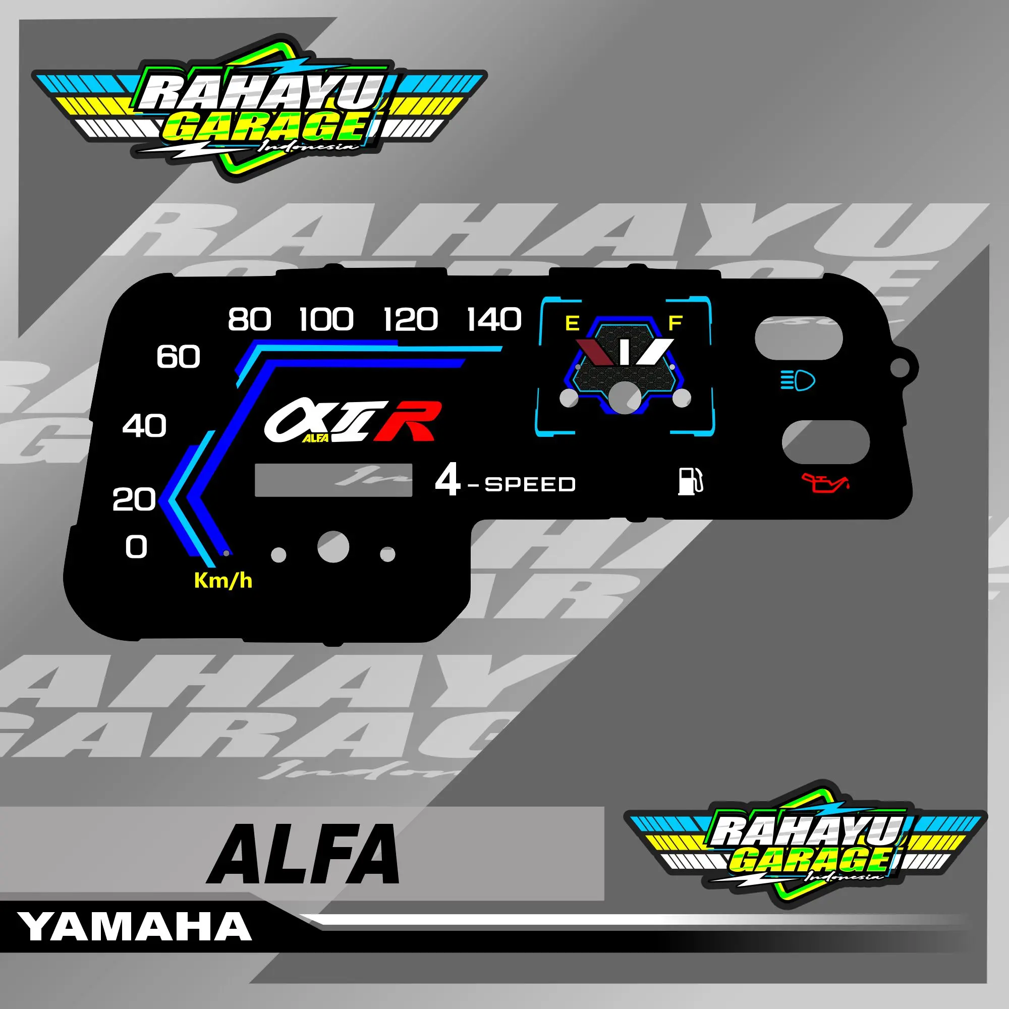 PAPAN SPEEDOMETER CUSTOM YAMAHA ALFA