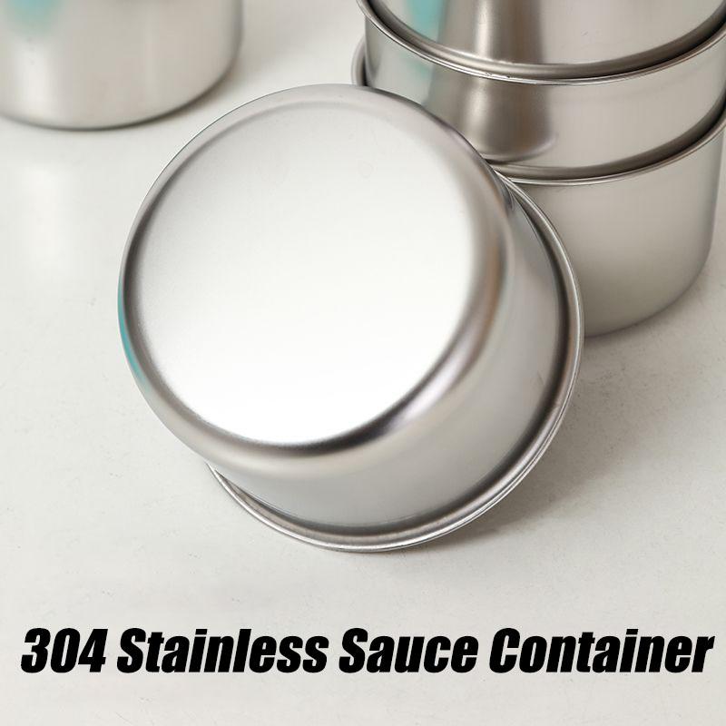 【COD】STAINLESS STELL SUS 304 CONTAINER SAUCE KOTAK TEMPAT WADAH SAUS STAINLESS 5