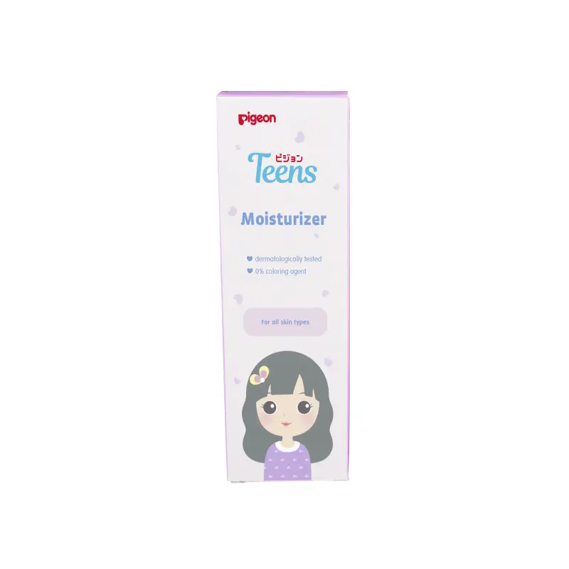 PIGEON TEENS MOISTURIZER ALL SKIN TYPES 50ML | Pelembap Kulit Remaja | Kulit Kering dan Normal | Moisturizing & Hydrating 4