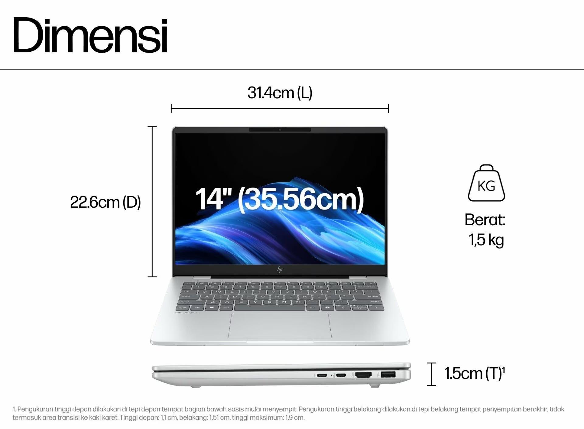 HP Omnibook 7 14 fs0999TU Intel Core 9 270H 32GB RAM 1TB SSD 14” 3K OLED 100% DCI-P3 120Hz Resmi HP + ADP Windows 11 HP Omnibook 7 14 fs0999TU Intel Core 9 270H 32GB RAM 1TB SSD 14” 3K OLED 100% DCI-P3 120Hz Resmi HP + ADP Windows 11