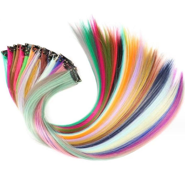 SAO - 6121 Extension Smoothing Wig / Wig Jepit Extension Smoothing / Wig Jepit Rambut Palsu / Hair Clip Wig Colour Highlight 2