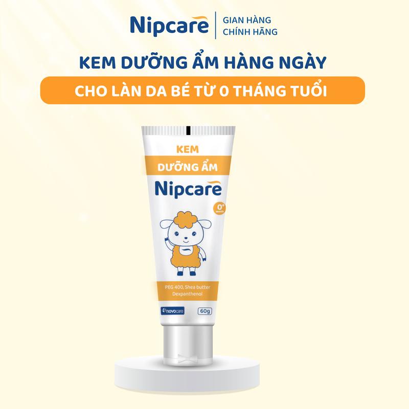  Kem dưỡng ẩm 48h cho bé Nipcare 60g - dùng cho viêm da cơ địa chàm sữa khô da ngăn ngừa kích ứng mẩn ngứa dưỡng ẩm kem  duong am 