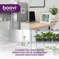 Gambar BOOVI JD001 Jam Digital LED Built-In Stand Kalender Termometer Hygrometer Temperature Kelembapan Humidity Ruangan dari Boovi Official Kota Administrasi Jakarta Barat 5 Tokopedia