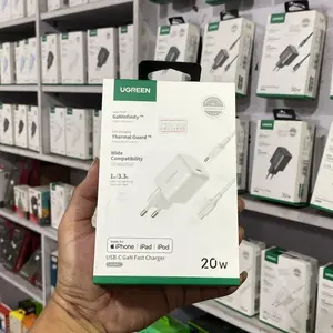 UGREEN Charger iPhone 11 12 13 14 Lightning MFI PD Type C Fast Charging 20w - 1Set GaN N 20w White PVC