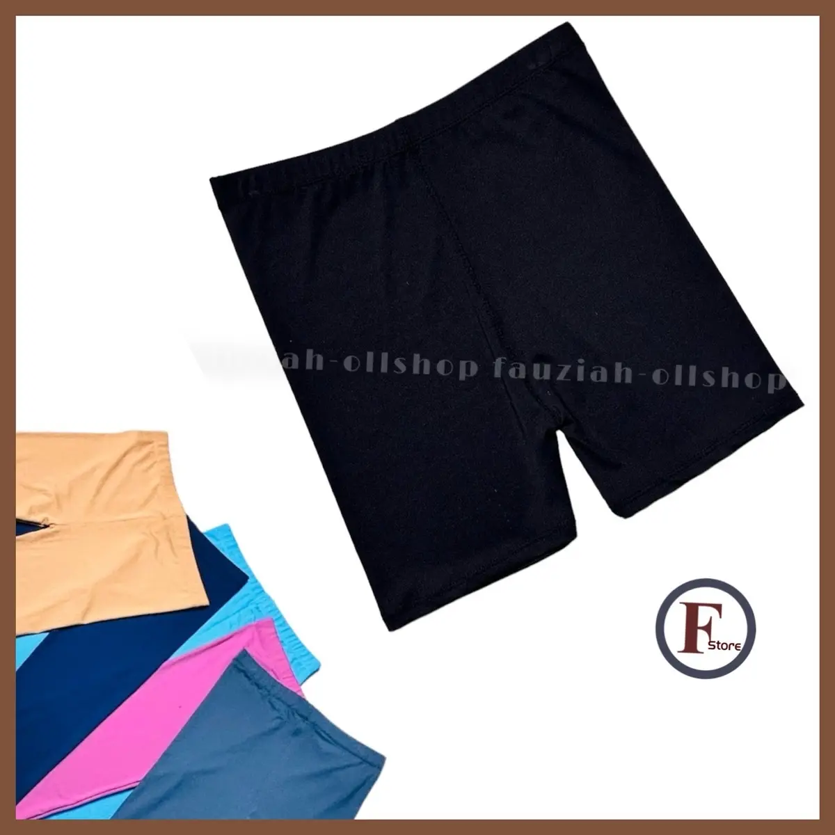 Short PANTS short Celana Shorts Spandek premium standar & jumbo daily ❤ hitam legging