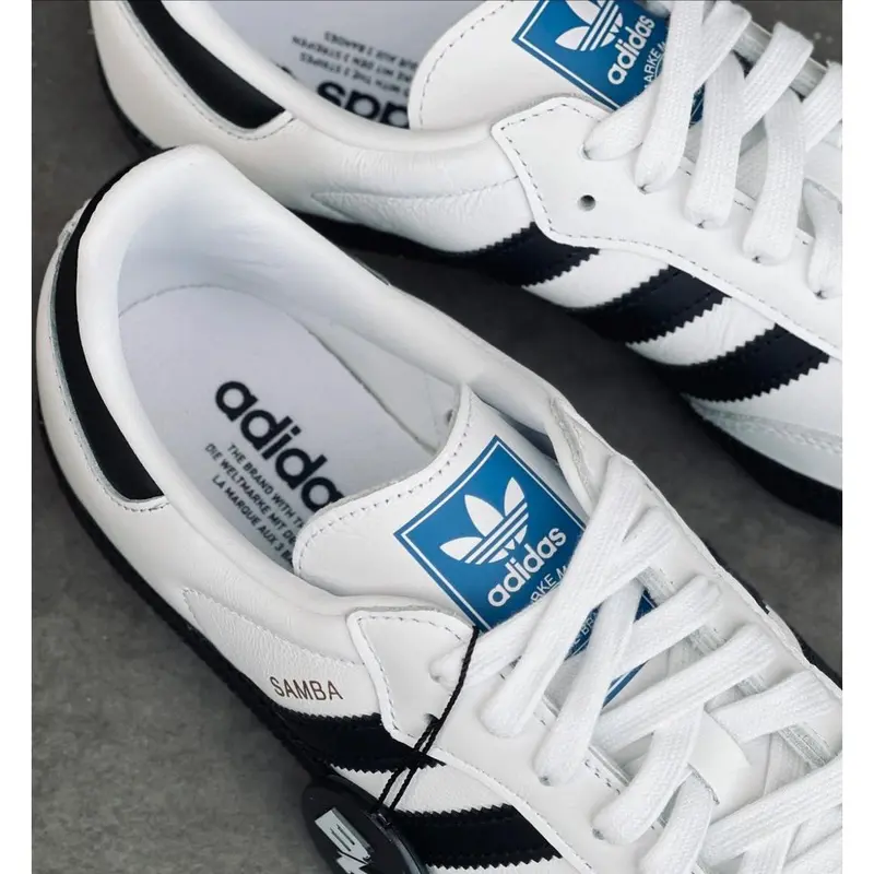 SAMBA OG WHITE CORE BLACK Sneakers Pria Wanita Casual 2