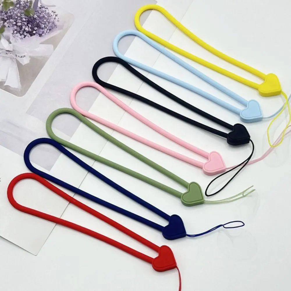 Mobile Phone Accessories Silicone Wrist Hand Strap Short Rope Key Straps Mobile Phone Strap Hand Strap Phone Lanyard Phone Hanging Rope For Mobile Phone