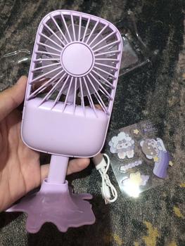 Product Review of (PRODUK ASLI INFINILAPAN) Kipas Angin Mini Genggam Portable Karakter Ice Cream 3 Speed Wind l Kipas Angin Lucu Portable USB l Mini Fan l INFINILAPAN kipas  mini kipas  minilucu from T**✨ 0