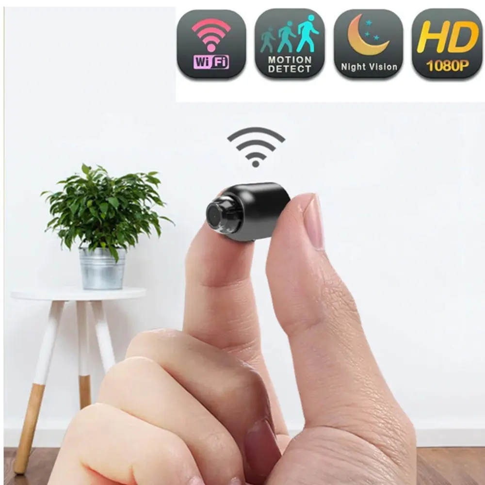 BMAD Kamera CCTV Mini IP Night Vision Full HD 1080P - BC18 Plastik Wifi Camera Wireless