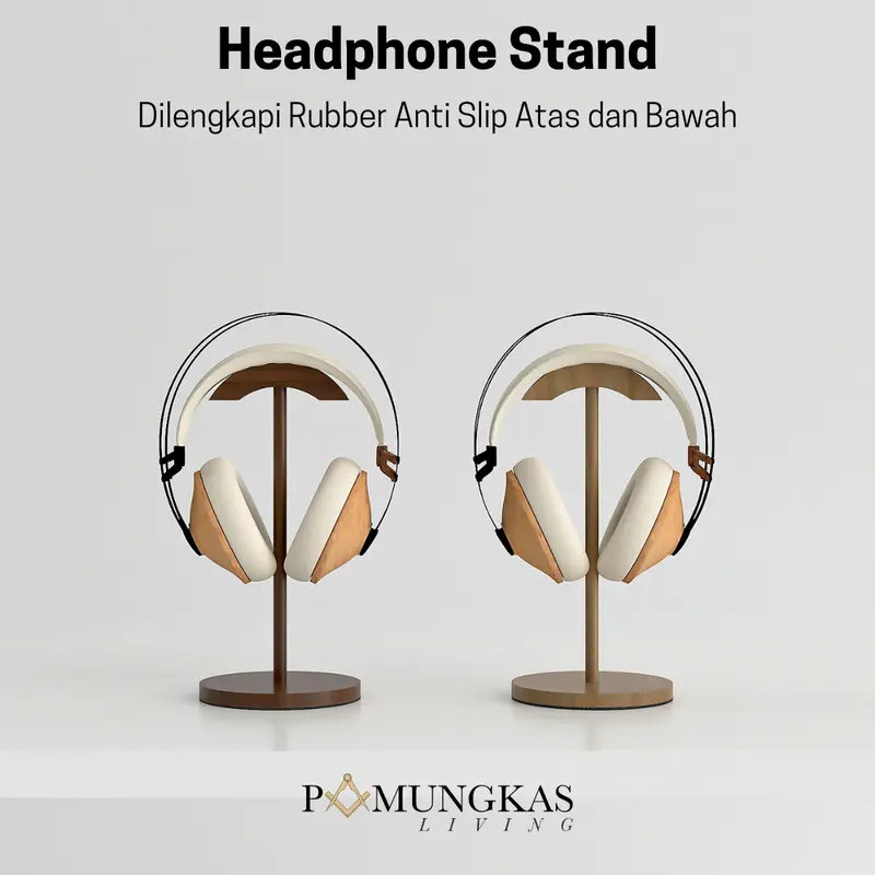 Pamungkas Living Headphone Stand Tempat Headphone Estetik 1