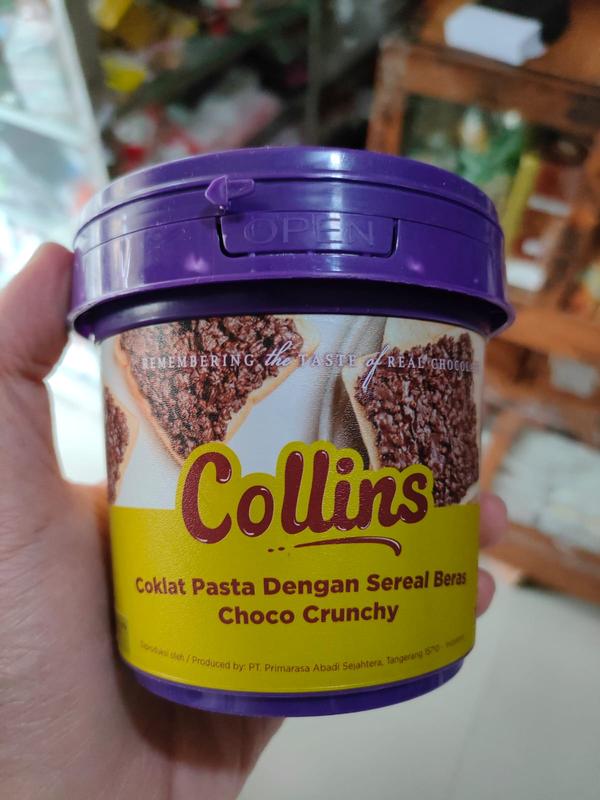Selai Collins Choco Crunchy 350 gr Collins Coklat Crunchy - Shop ...