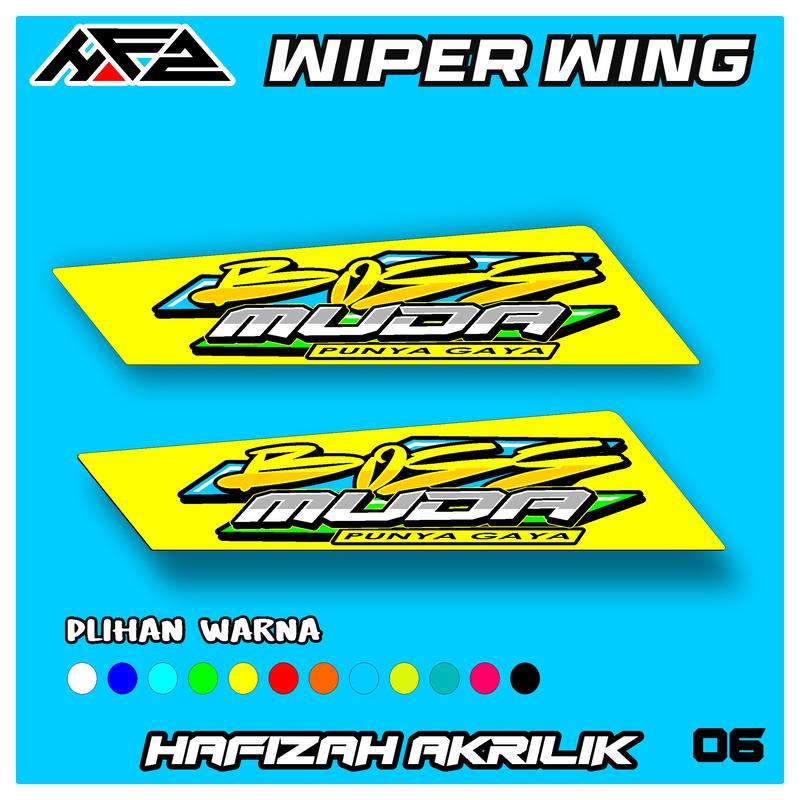 variasi wiper wing mobil truk dan pick up banyak pilihan warna kode006 1