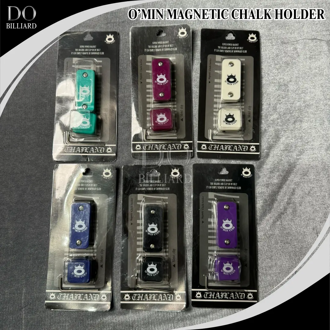 O'Min Magnetic Chalk Holder Billiard / Tempat Chalk Billiard Magnet Omin